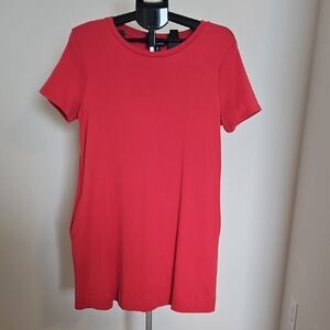 Ellen Tracy Vibrant Red Top
